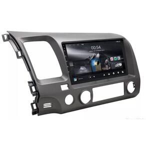 Central Multimídia New Civic 2006 2007 2008 2009 2010 2011 Adak G2 Tela de 9" QLED 2GB de RAM 64GB Android Auto e Carplay + Cãmera de ré