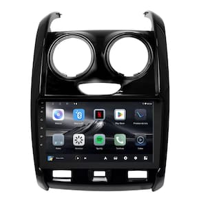 Central Multimídia Duster 2015 2016 2017 2018 2019 Adak G2 Tela de 9" QLED 2GB de RAM 64GB Android Auto e Carplay + Cãmera de ré