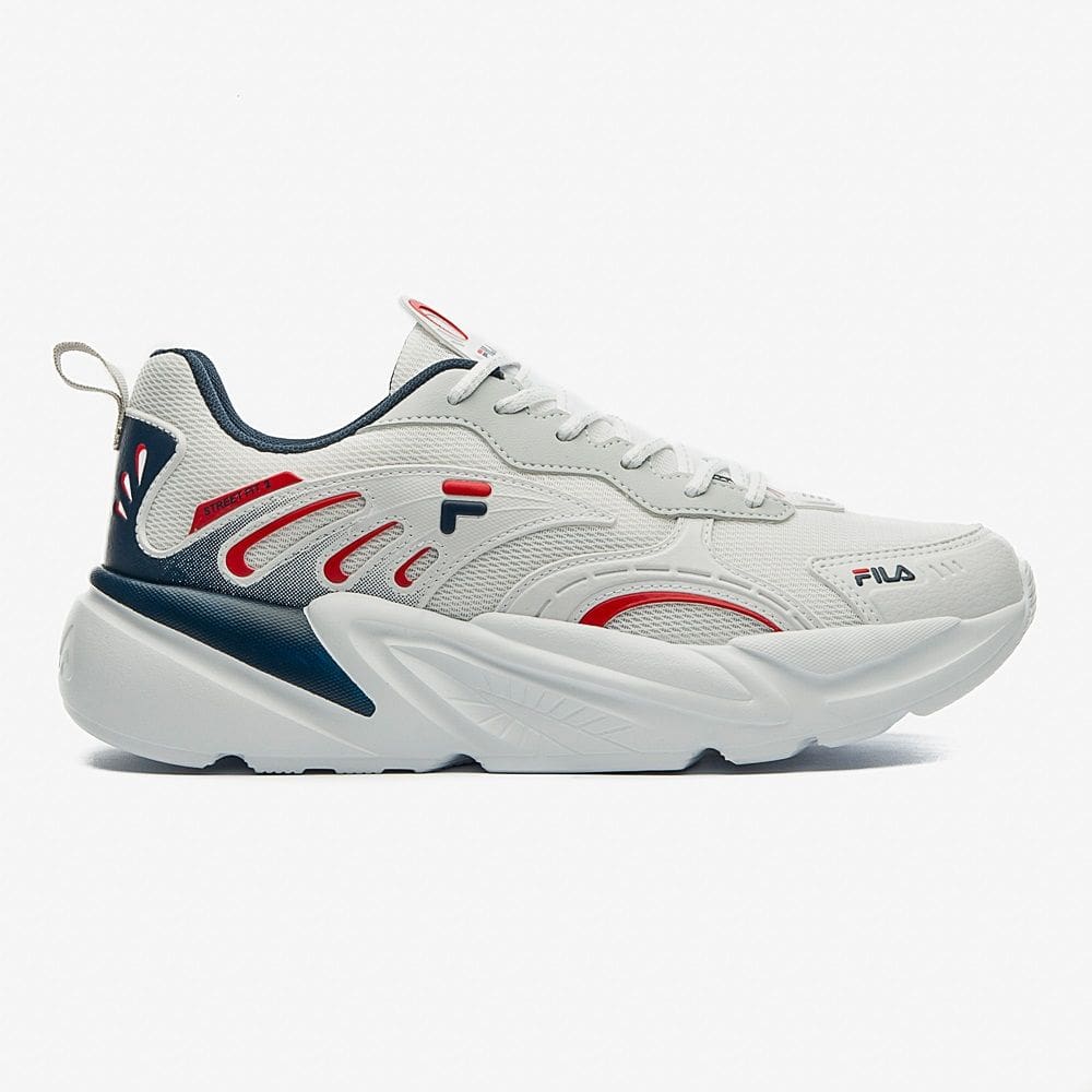 Tênis Fila Street Fit 2 Masculino - Branco/Marinho