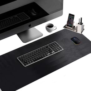 Mousepad De Couro Para Trabalho Mesa 70X30 Antiderrapante