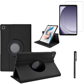 Capa Giratória Reforçada Para Tab A9+ 11 + Caneta + Pelicula