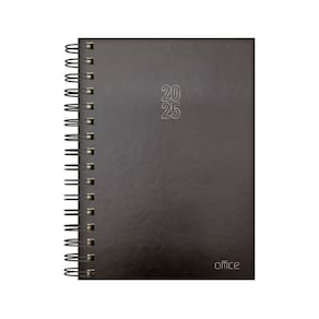 Agenda Diária Executiva 2025 368 Folhas Preto Jandaia