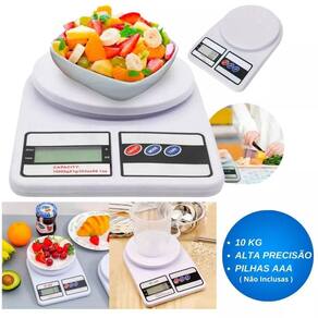 Balança De Cozinha Display Digital Medidas Prática 10Kg