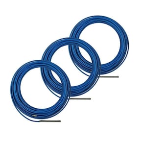 Kit 3 Un Puxa Fios De Aço Revestido 20 Metros Artvaral