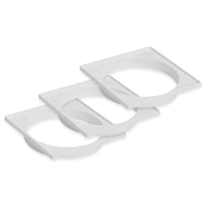 Kit 3 Un Porta Grelha Quadrada Branco 100Mm Tigre
