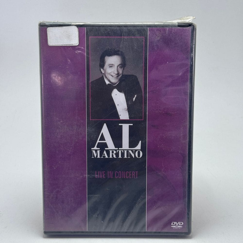 Dvd Al Martino - Live In Concert