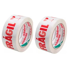 Combo 2 Unidades De Fita Adesiva Cuidado Fragil 48Mm
