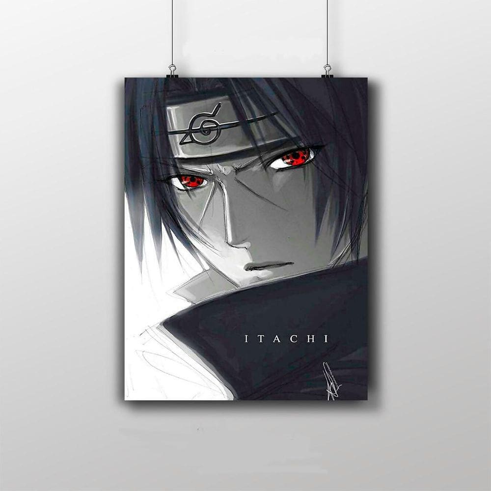 Placa Decorativa Itachi Anime