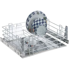 Gaveta Escorredor de Louça Porta Prato 57cm com Bandeja Inox Schmitt