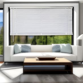Persiana Horizontal PVC 25mm Branca 60 (L) x 80 (A) Cortina C/ Kit de instalação 0,60 (L) x 0,80 (A)