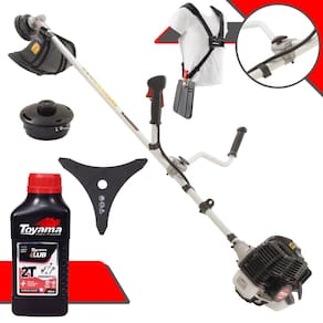 Roçadeira Aparador de Grama À Gasolina Kawashima KW43LE 43cc 1,7HP Robusta e de Alta Performance Com Óleo Toyama 2T