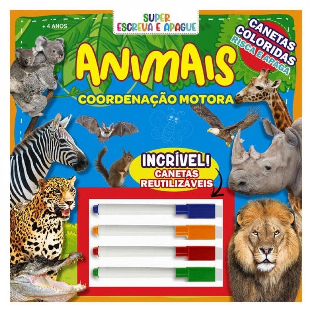 Super Escreva E Apague - Animais