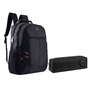 Kit Mochila Escolar Notebook SBFP-6226 e Estojo Académie Preto - Fuseco
