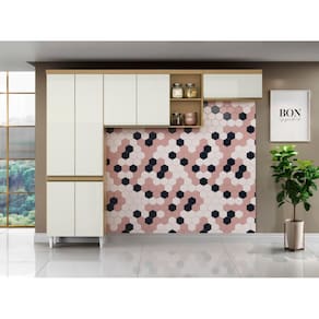 Cozinha Compacta Sophia 3 Peças Atacama Off White - Aramóveis