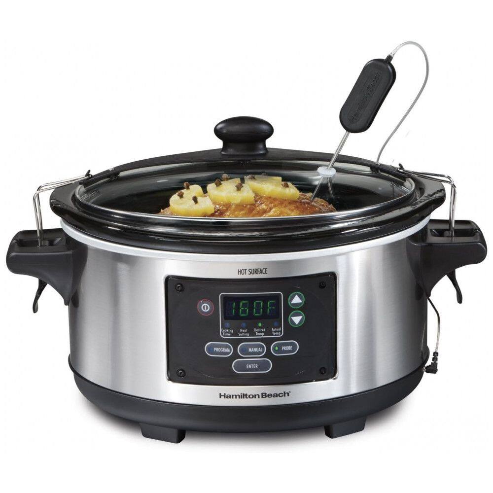 Panela Elétrica Multiuso Hamilton Beach Cinza e Preto 110v 33969a