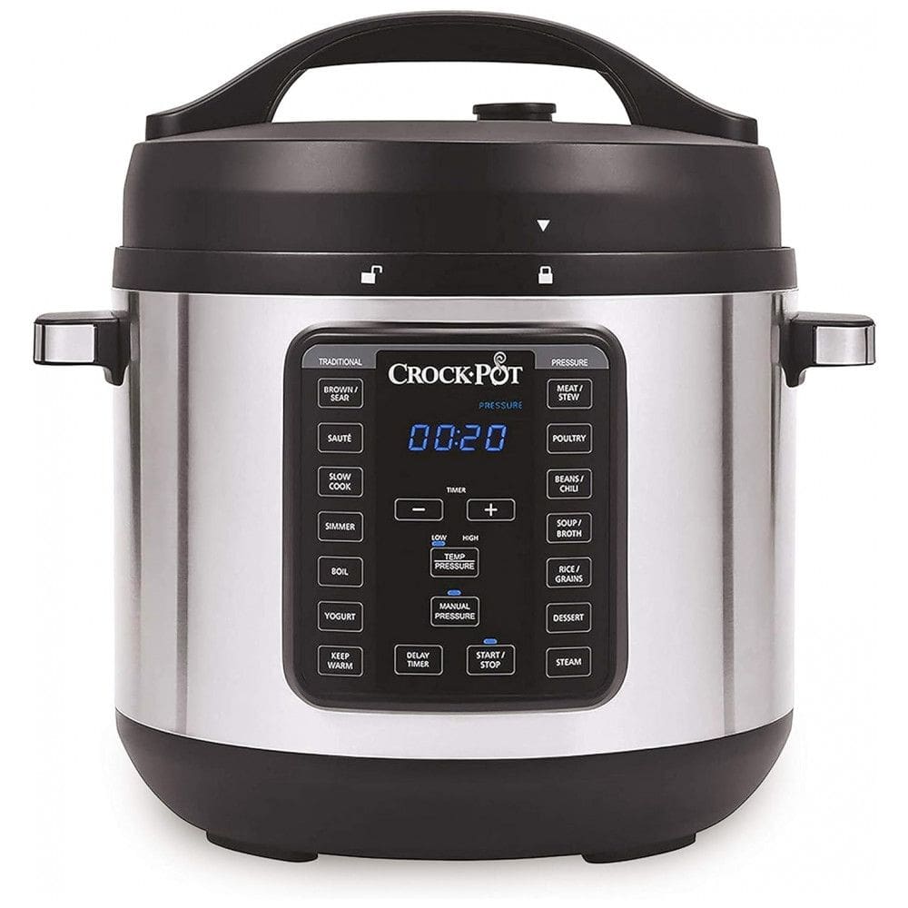 Panela de Pressão Elétrica 8L com 16 Predefinições e Painel de Led, 1500W, 110V, CROCK POT SCCPPC800 V1, Preto