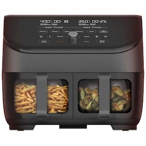 Vortex Plus Fritadeira Elétrica AirFryer 8L 10 em 1 com Painel Digital e Cesta Dupla, 1700W, 110v, INSTANT POT 140 3090 01, Preto
