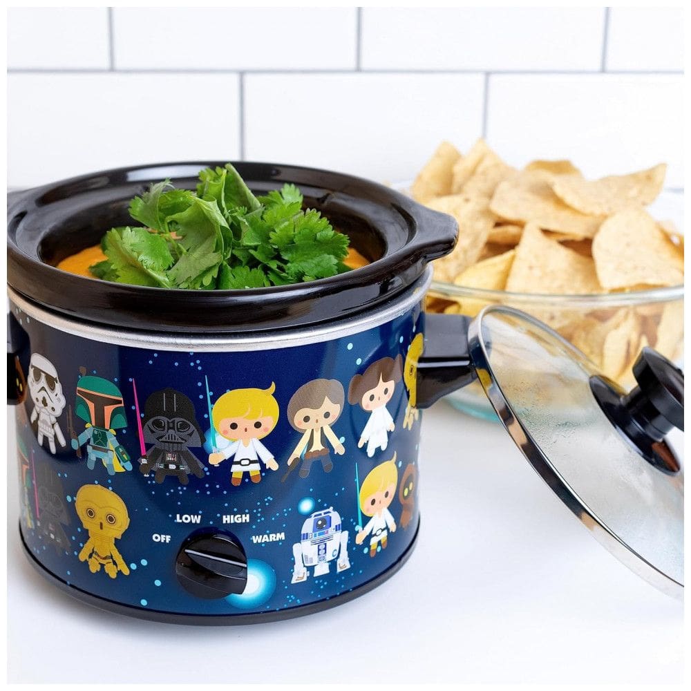 Panela Elkétrica 2 L Multifuncional Aço Inoxidável, Star Wars, 110V 121W, UNCANNY BRANDS SC2 SRW SRC, Azul