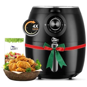 Fritadeira Elétrica AirFryer 5L de Capacidade e Temporizador, 1700W 110V, UTEN HF 155, Preto