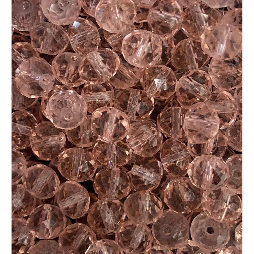 Kit 200 Cristais Miçangas 8mm Umbanda Guia - Escolha a Cor