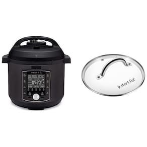 Panela de Pressão Elétrica em Cerâmica 10 em 1, 6L com 28 Predefinições e Painel de LED, 110V, Instant Pot, Preta