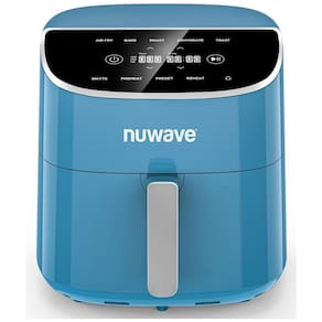 Fritadeira Elétrica Air Fryer 7.5L com Tela Digital, Livre de PFAS, 100 Predefinições e 50 Memória, 110V 1800W, Nuwave, Azul