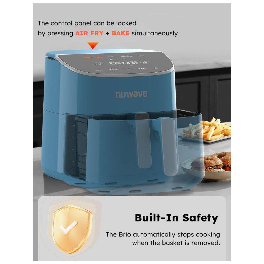 Fritadeira Elétrica Air Fryer 7.5L com Tela Digital, | Casas Bahia