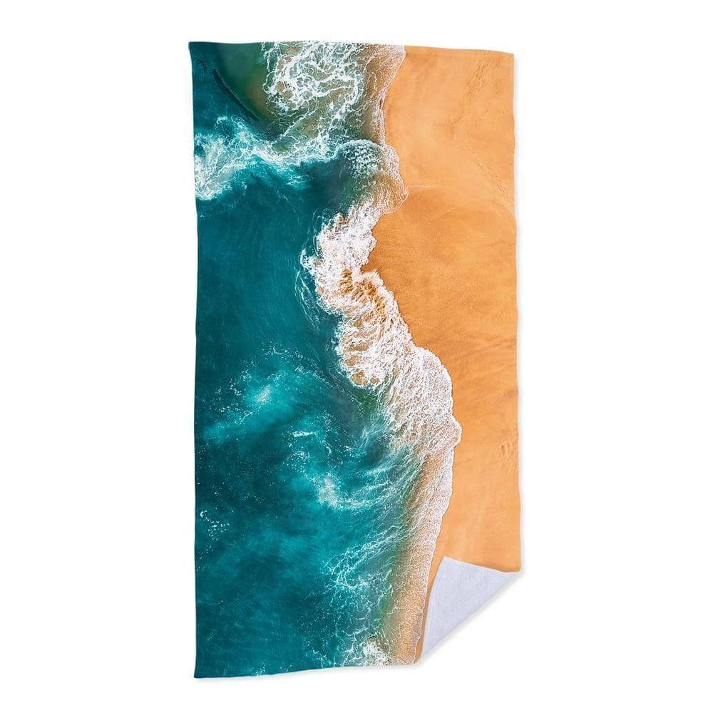 Toalha De Praia Beira Do Mar Contraste