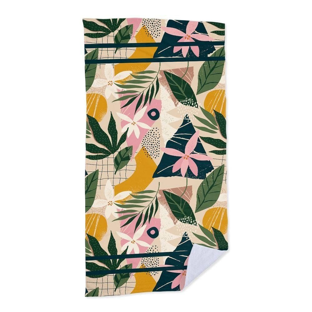 Toalha De Praia Geometric Flower