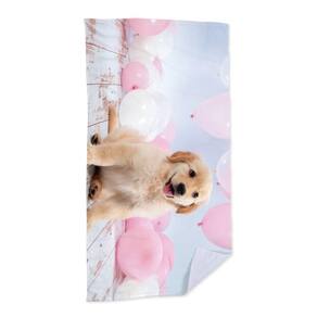 Toalha De Praia - Puppy Dog & Balloons
