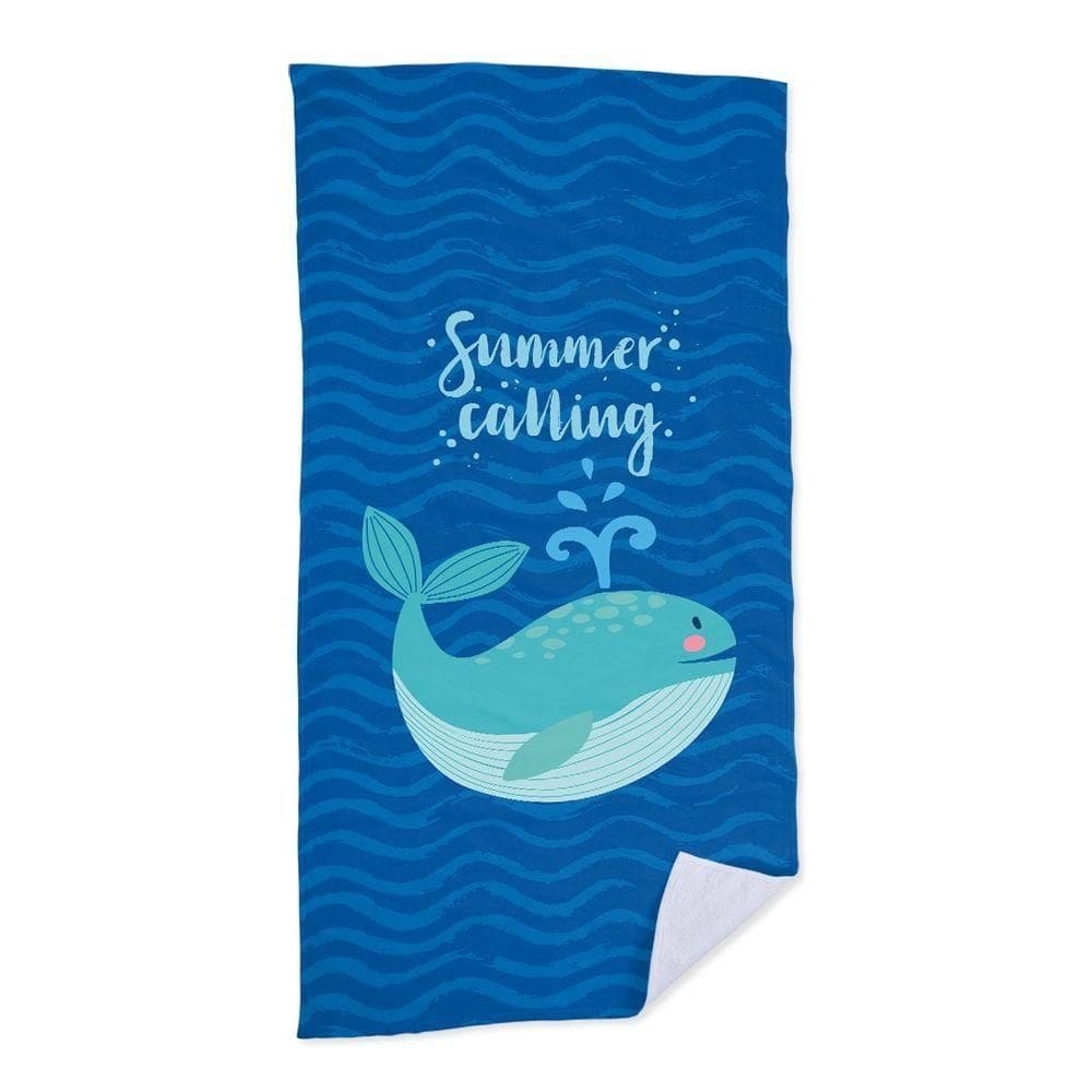 Toalha De Praia - Blue Whale Summer