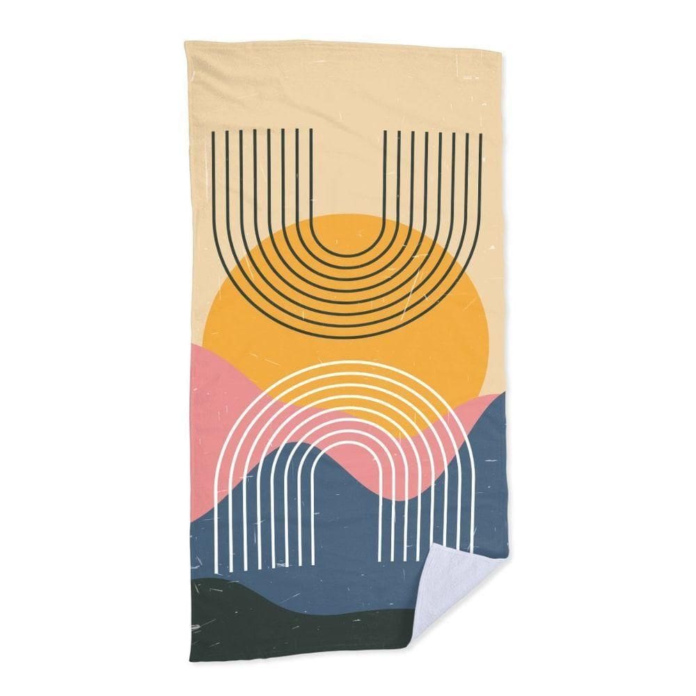 Toalha De Praia Sun Summer Abstract