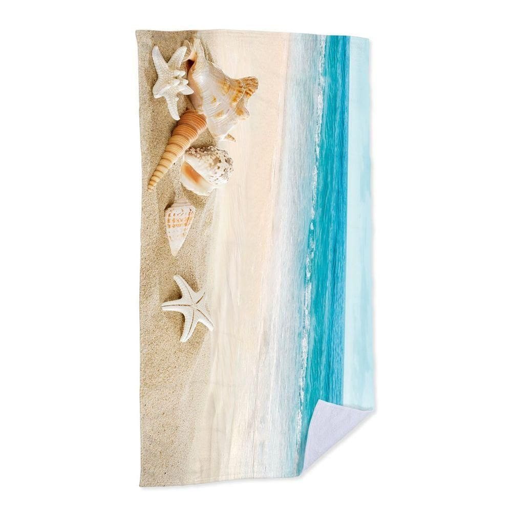Toalha De Praia Conchas Mar