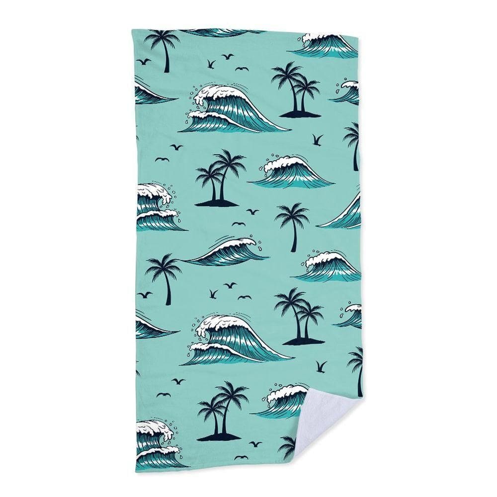 Toalha De Praia Ondas Tropicais