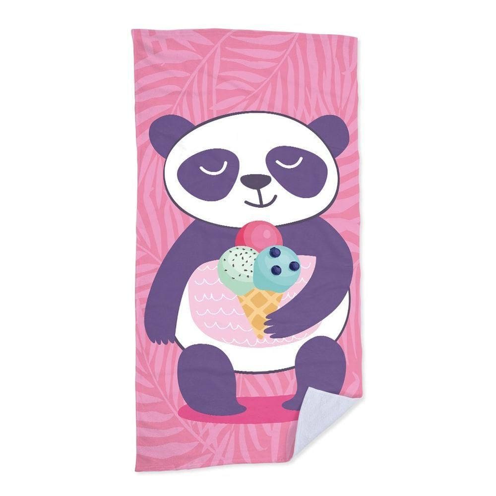 Toalha De Praia Ice Cream Panda