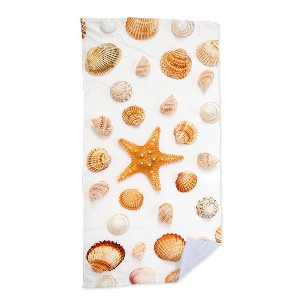 Toalha De Praia Estrela Do Mar Conchas