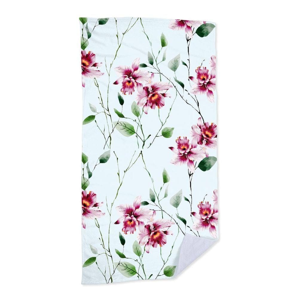 Toalha De Praia Rosa White