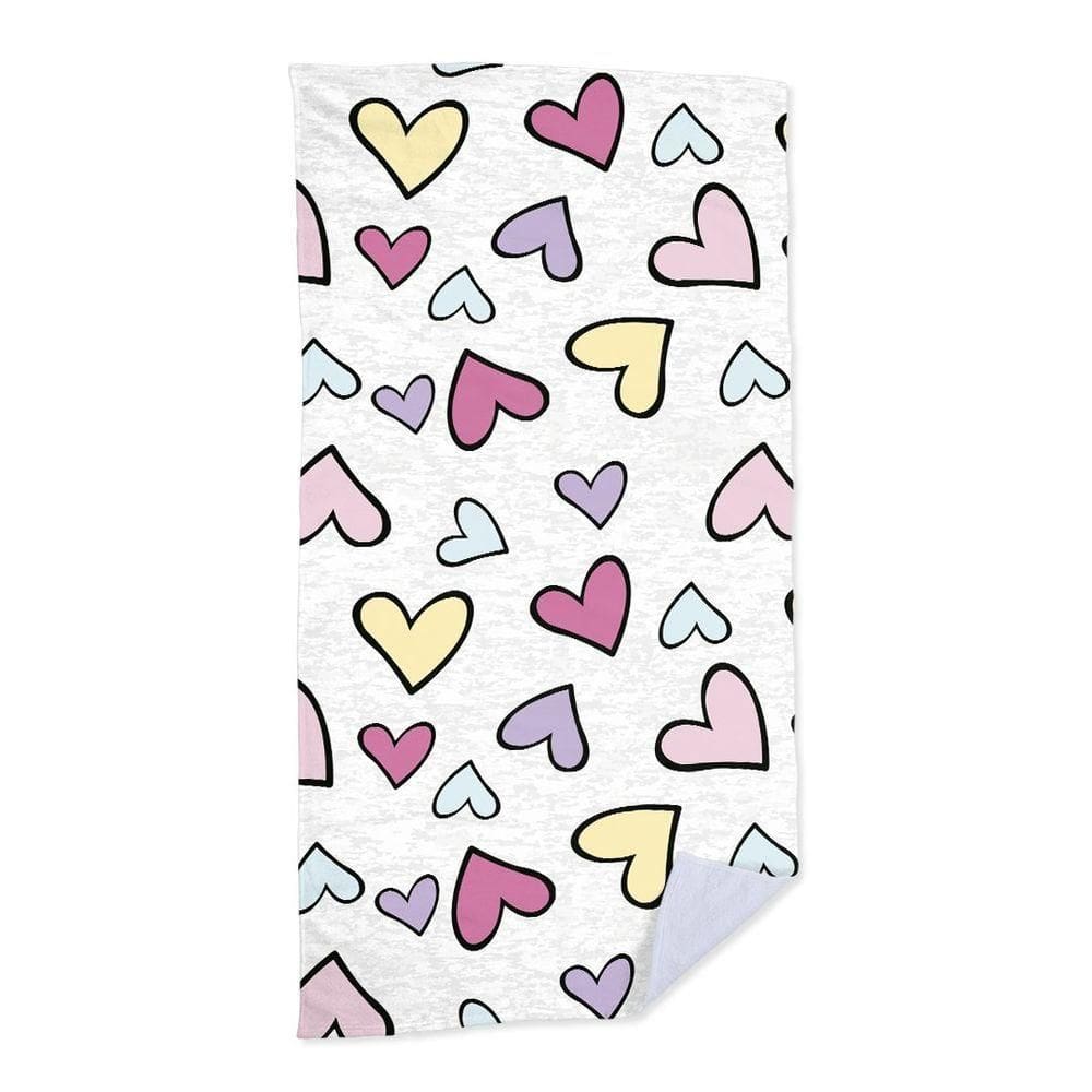 Toalha De Praia Hearts