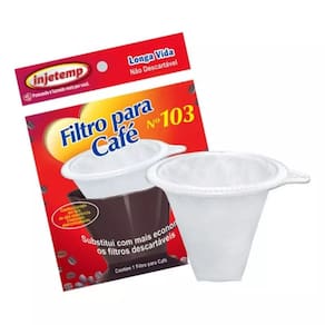 Filtro Coador Para Café de Pano Sintetico Longa Vida Reutilizavel 103