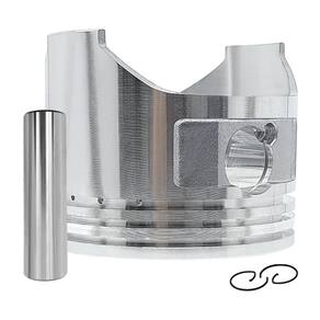 Pistão Completo 73mm Para Motores 4 Tempos 8Hp Supreme Parts