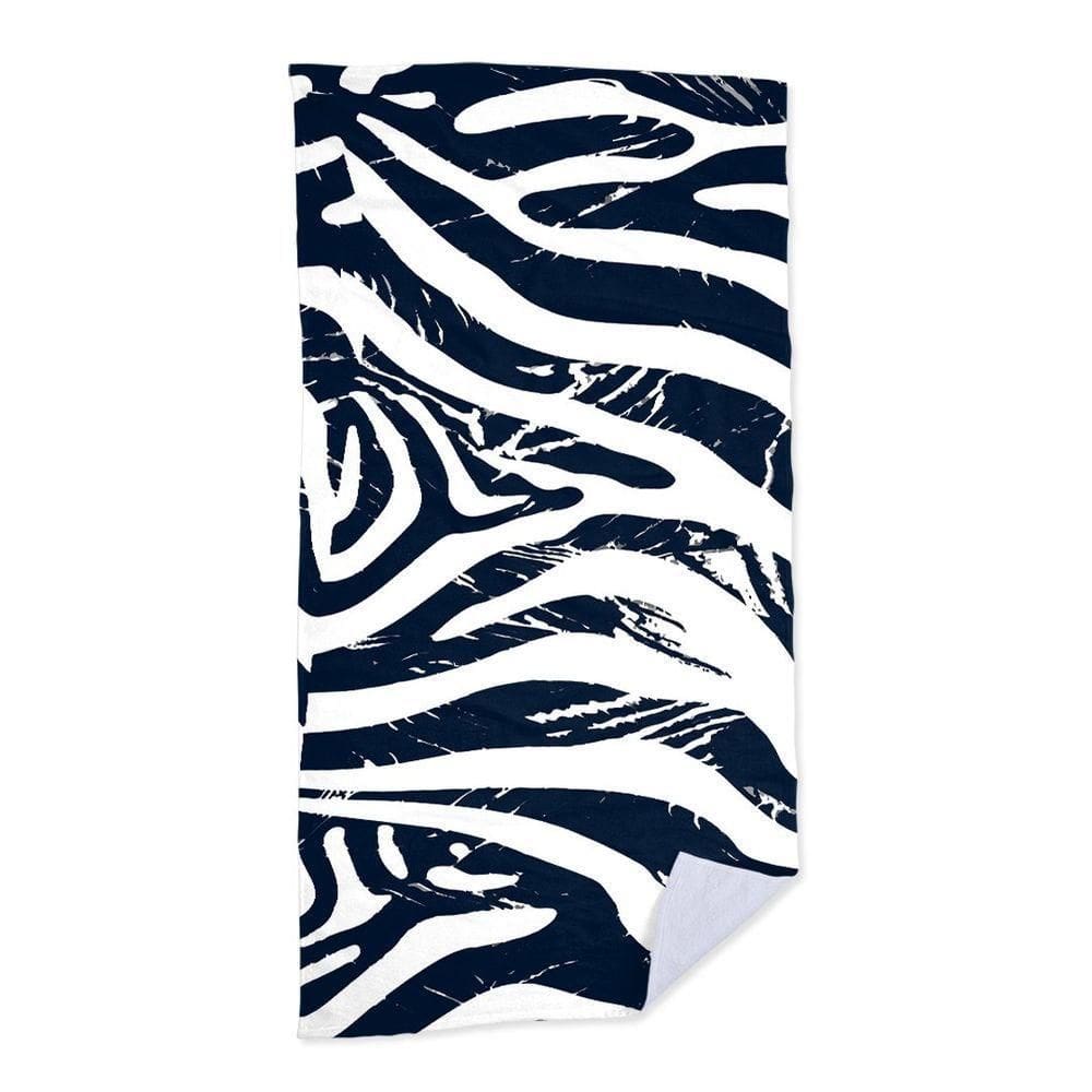 Toalha De Praia - Zebra Azul