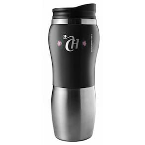 Garrafa de Aço Inox Capricho Azul, Branca ou Preta 400ML DMW