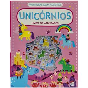 Aventuras com Adesivos - Livro de Atividades: Unicornios