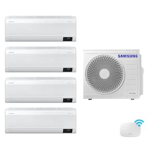 Quad-Split Samsung WindFree 28.000 BTUs (Hi Wall 2x9.000 + 2x12.000) Quente/Frio com WiFi - 220V
