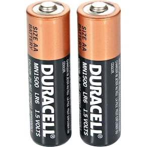 Pilha Pequena Alcalina com 2 Unidades Duracell