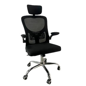 Cadeira De Escritório Presidente Executivo Elegance Metal Cromado 360