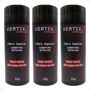 Kit Vertix: 3 Fibras Capilar Loira Cód.2815 25g