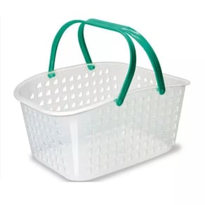 Cesto Organizador Para Prendedores de Roupas com Alça