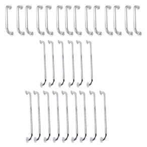 Alça De Apoio Barra Inox 40cm 70cm 80cm29 Unidades Suporte Acessibilidade Idoso Cadeirante