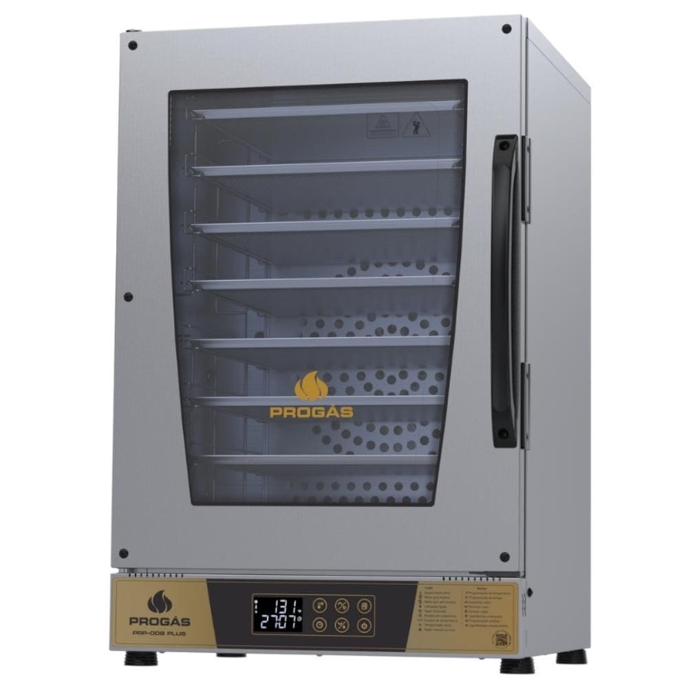Forno Turbo Eletrico Digital Prp008 Plus Dourado 220V Progas